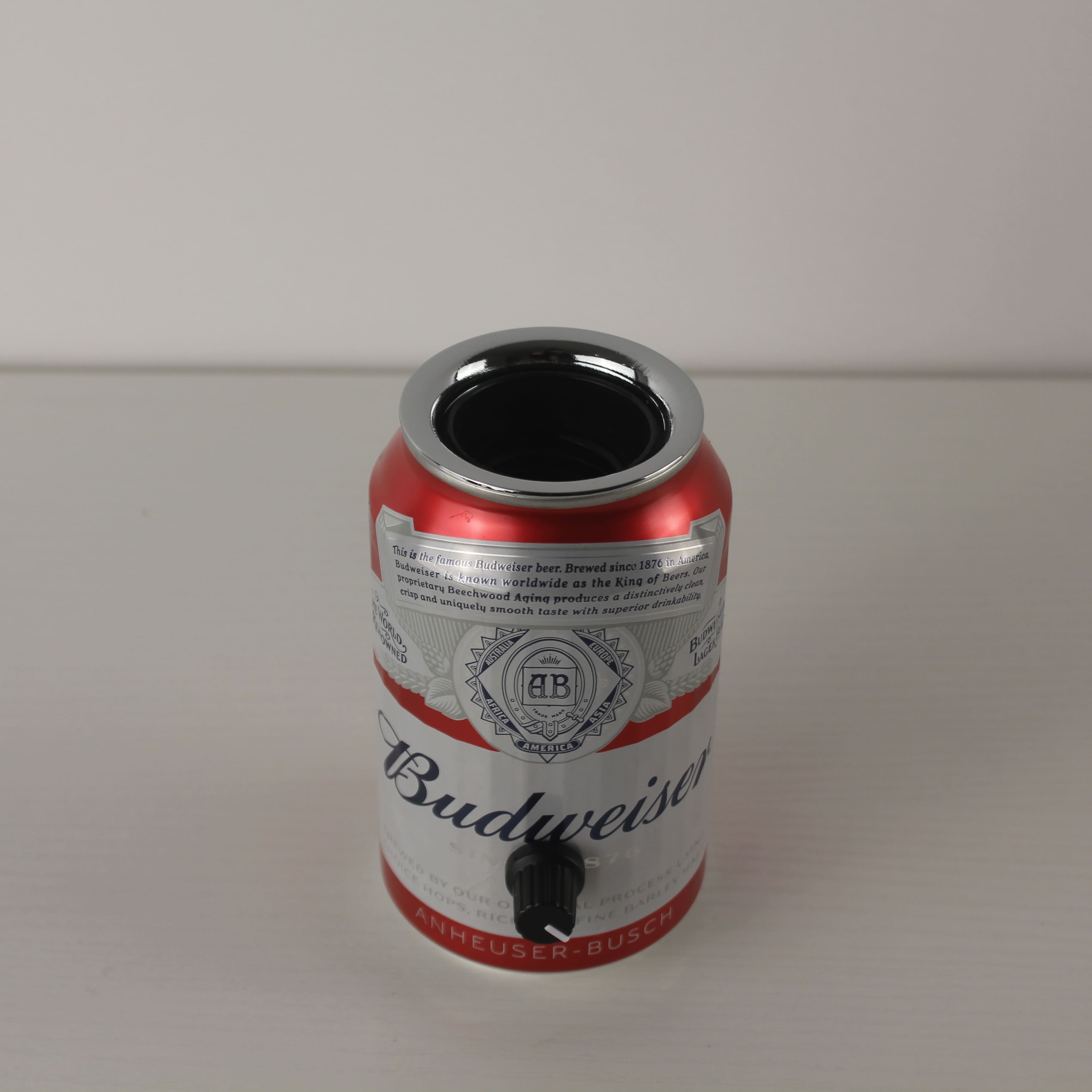 Budweiser Beer Recycled Can Restaurant Battery Run Table Lamps