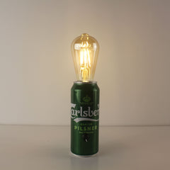 Carlsberg Beer Recycled Can Battery Charged Tavern Lamp