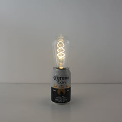 Corona Beer Can Pub Battery Powered Table Lamps