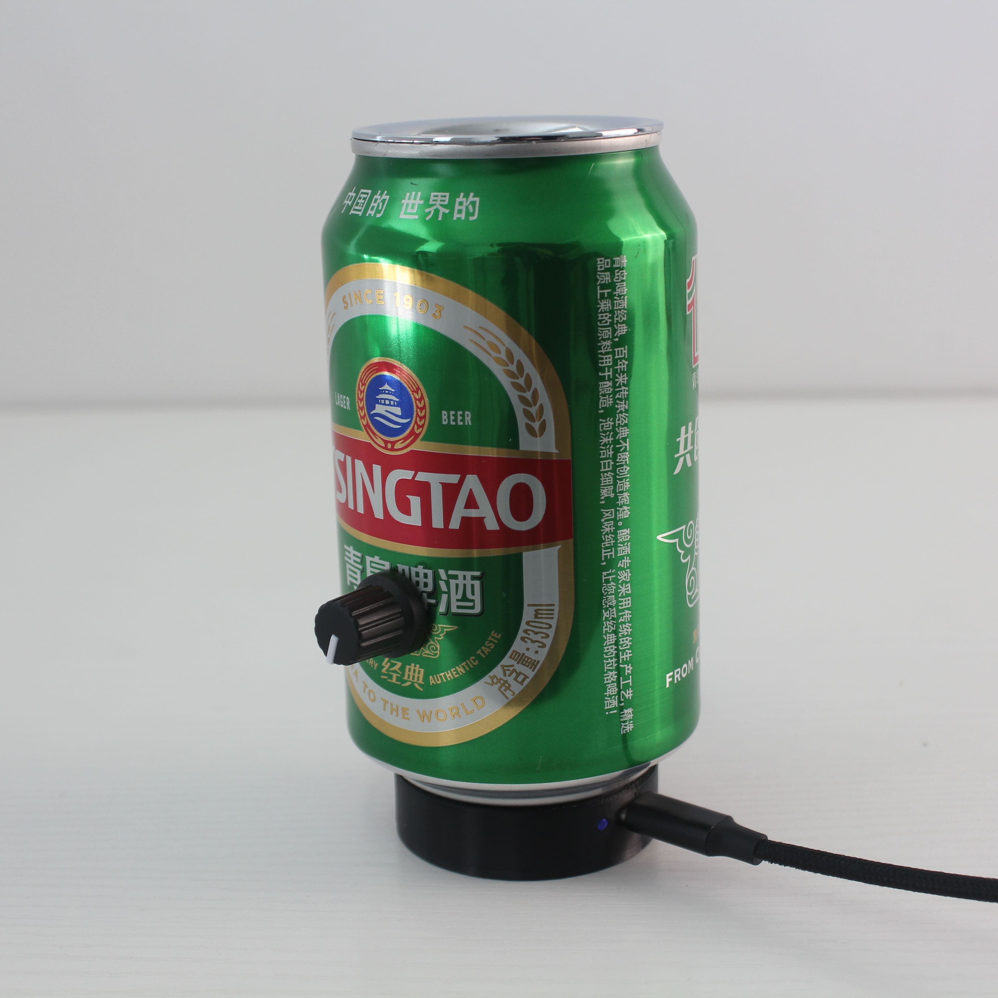 Tsingtao Beer Recycled Can Battery Charged Wedding Centerpiece Lights
