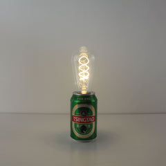 Tsingtao Beer Recycled Can Battery Run Wedding Centerpiece Lights