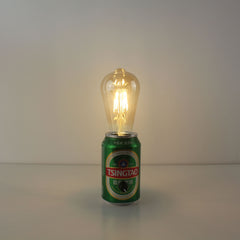Tsingtao Beer Recycled Can Portable Wedding Centerpiece Lights