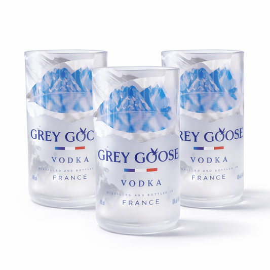3x Verre Grey Goose Premium