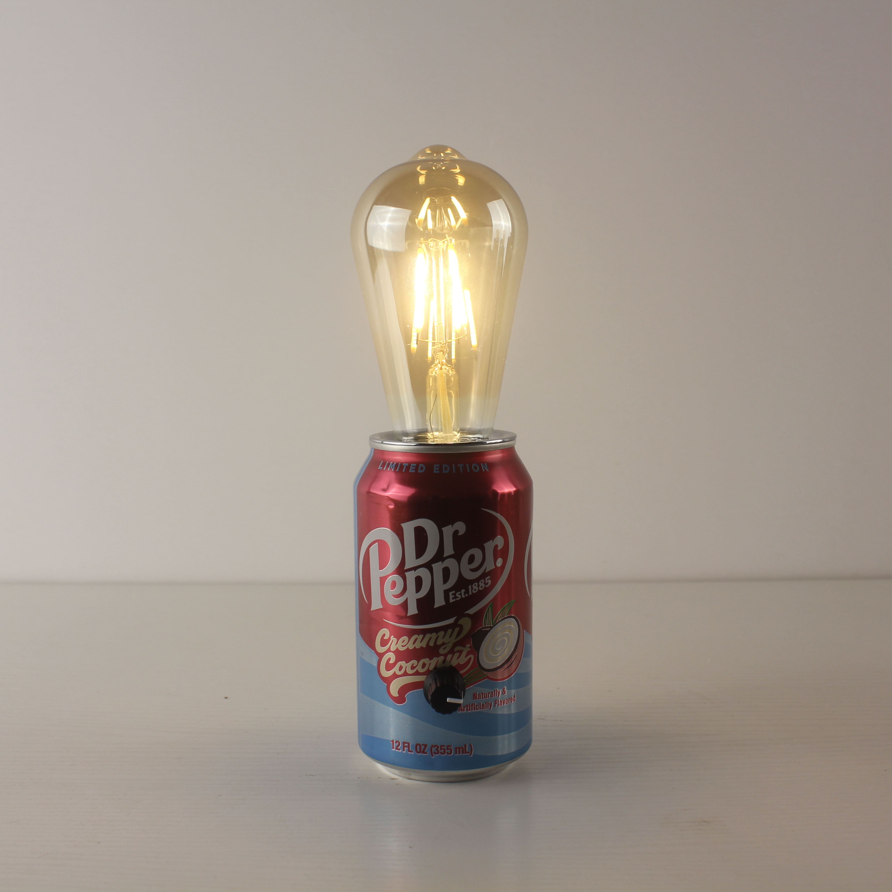 dr pepper battery powered bedside lamp