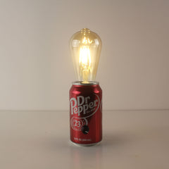 dr pepper battery restaurant table lamp