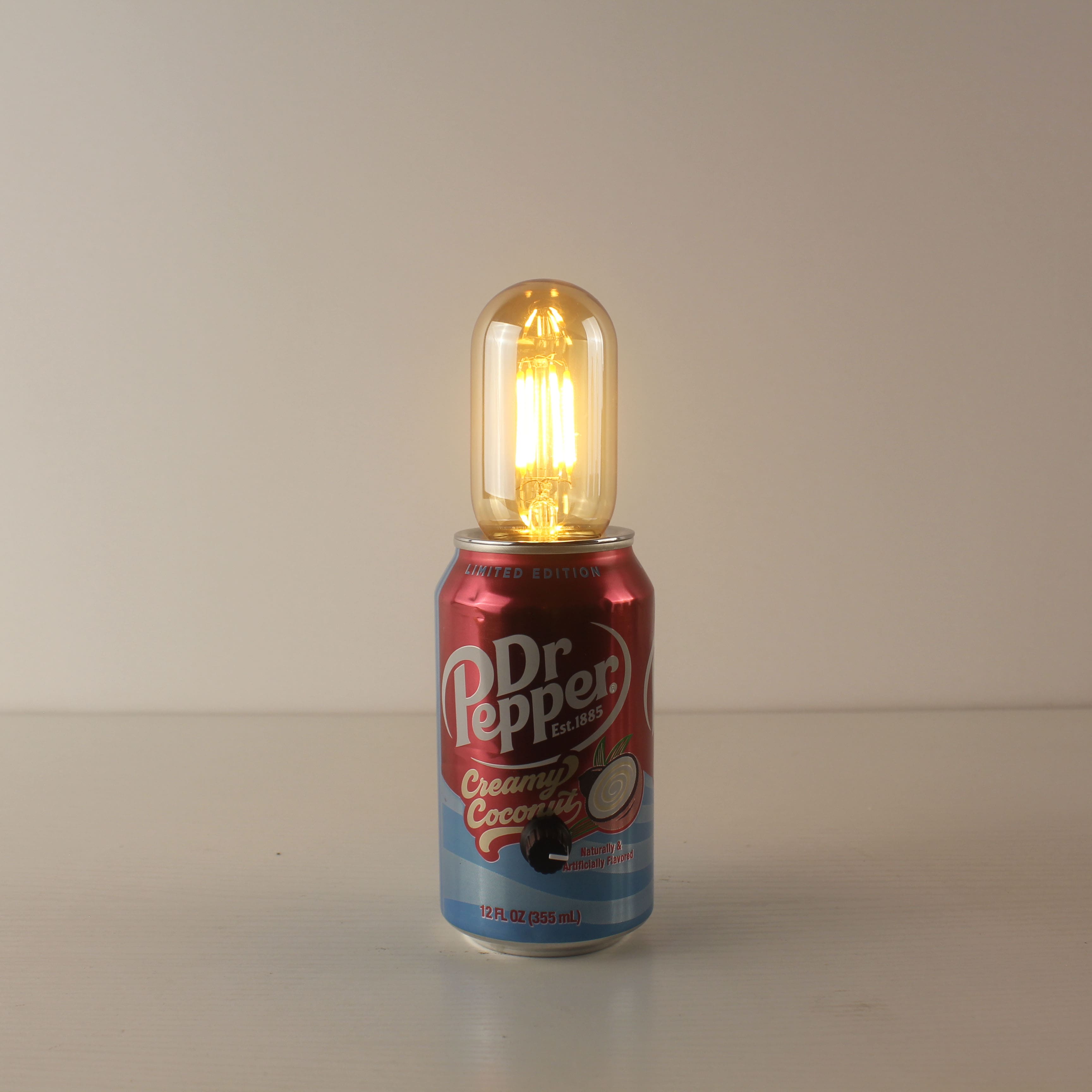 dr pepper bedside rechargeable lamp