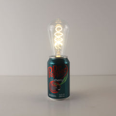 dr pepper tabletop battery operated lamp