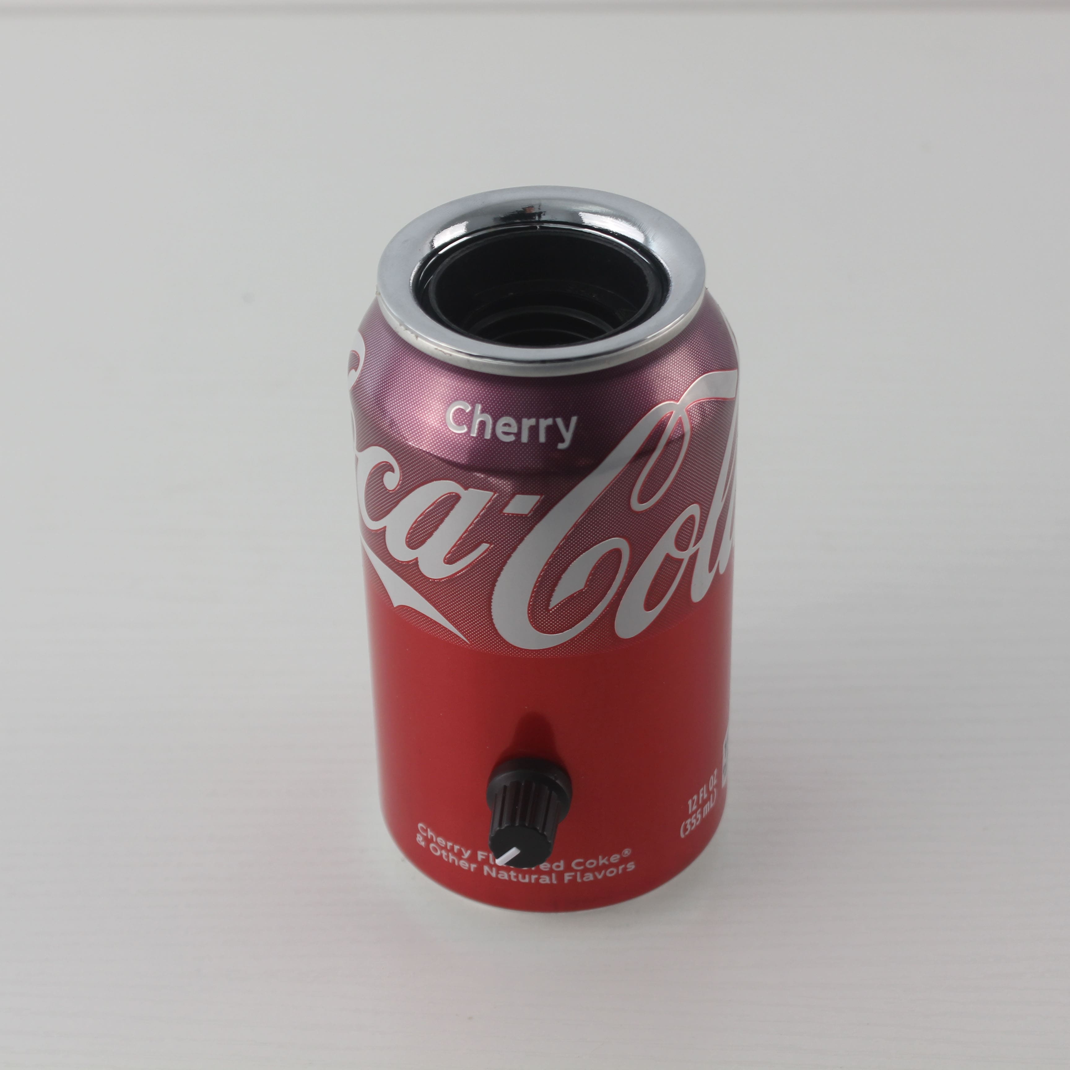 upcycled coca cola can battery charged bar table lamps