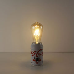 upcycled fanta soda pop can battery charged wedding centerpiece lights