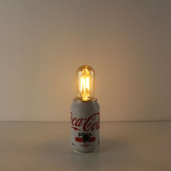 upcycled fanta soda pop can battery powered wedding centerpiece lights