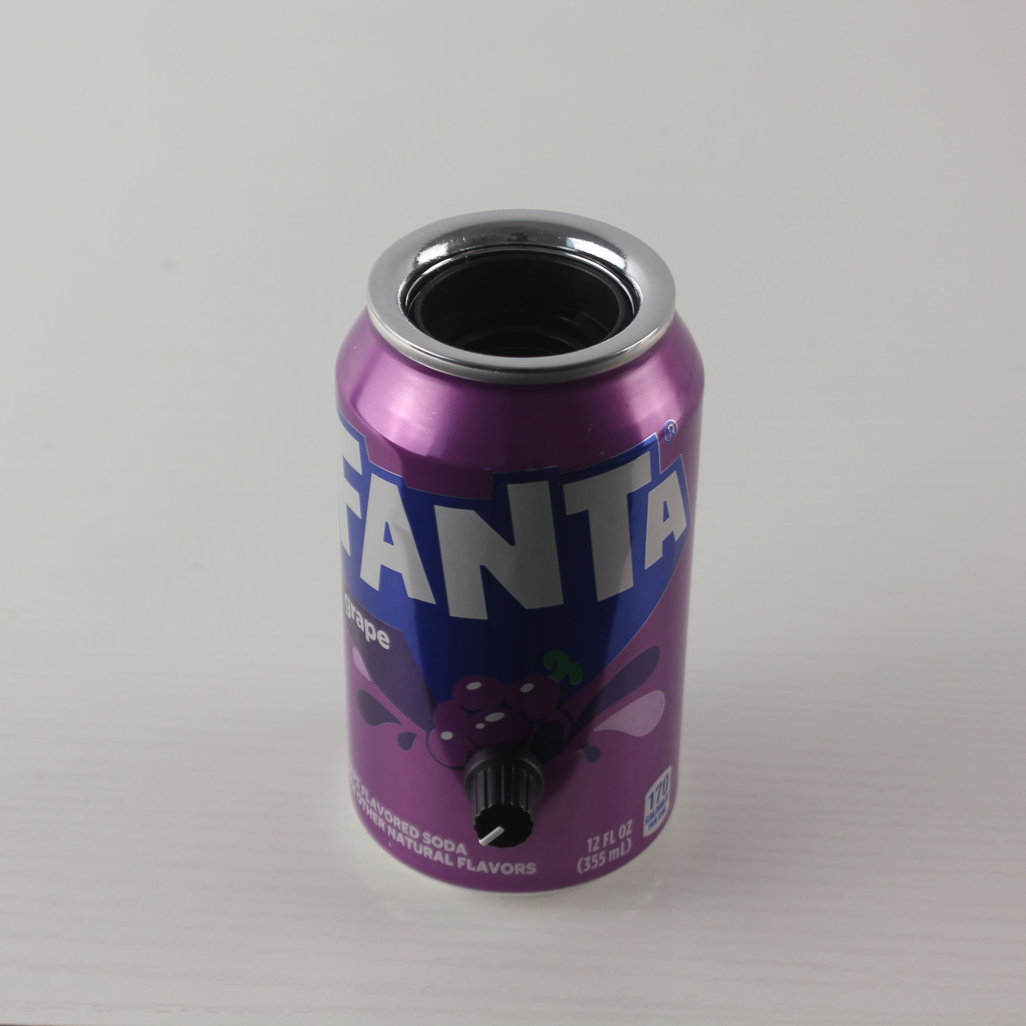 upcycled fanta soda pop can cordless portable party table lamp