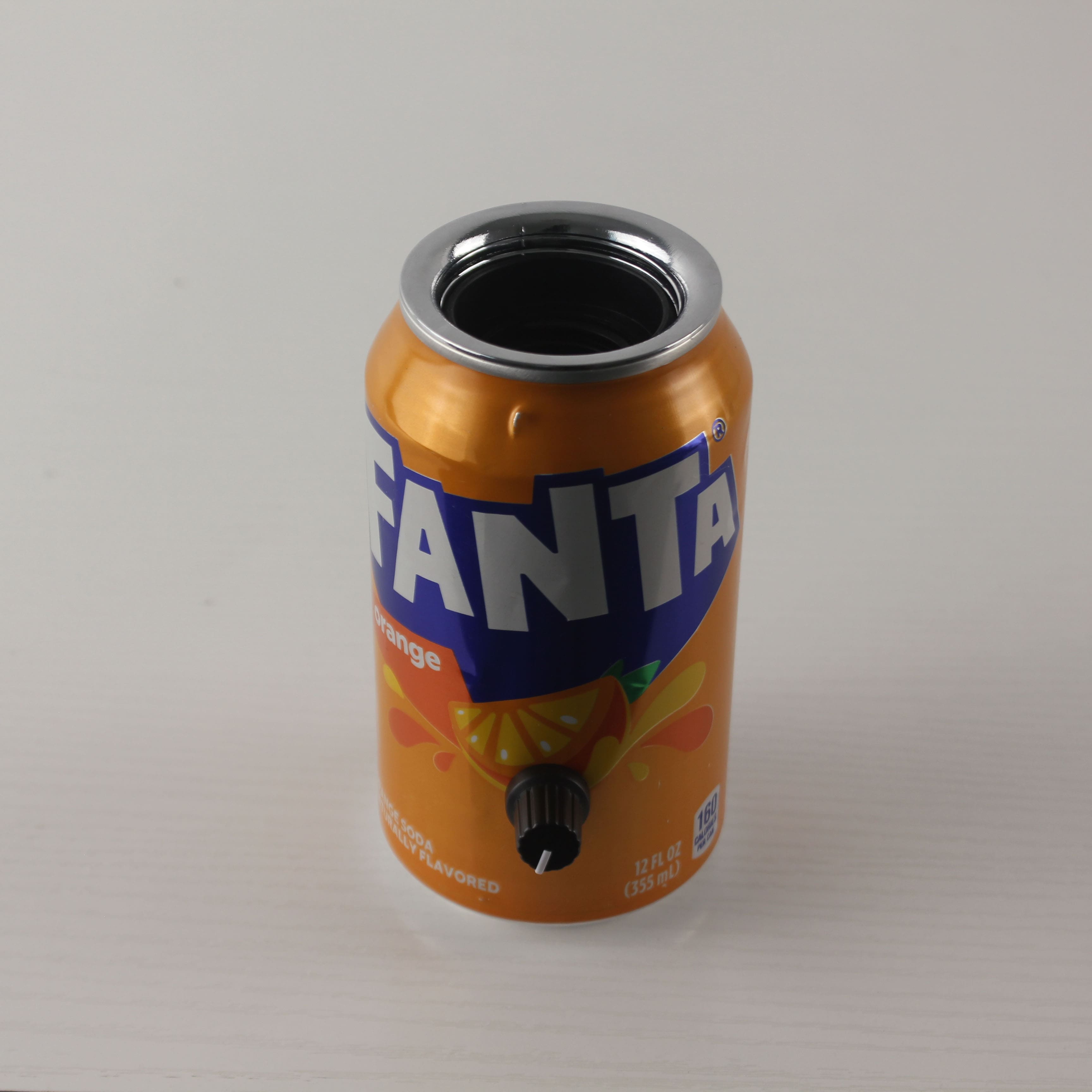 upcycled fanta soda pop can rechargeable outdoor bar table lamp