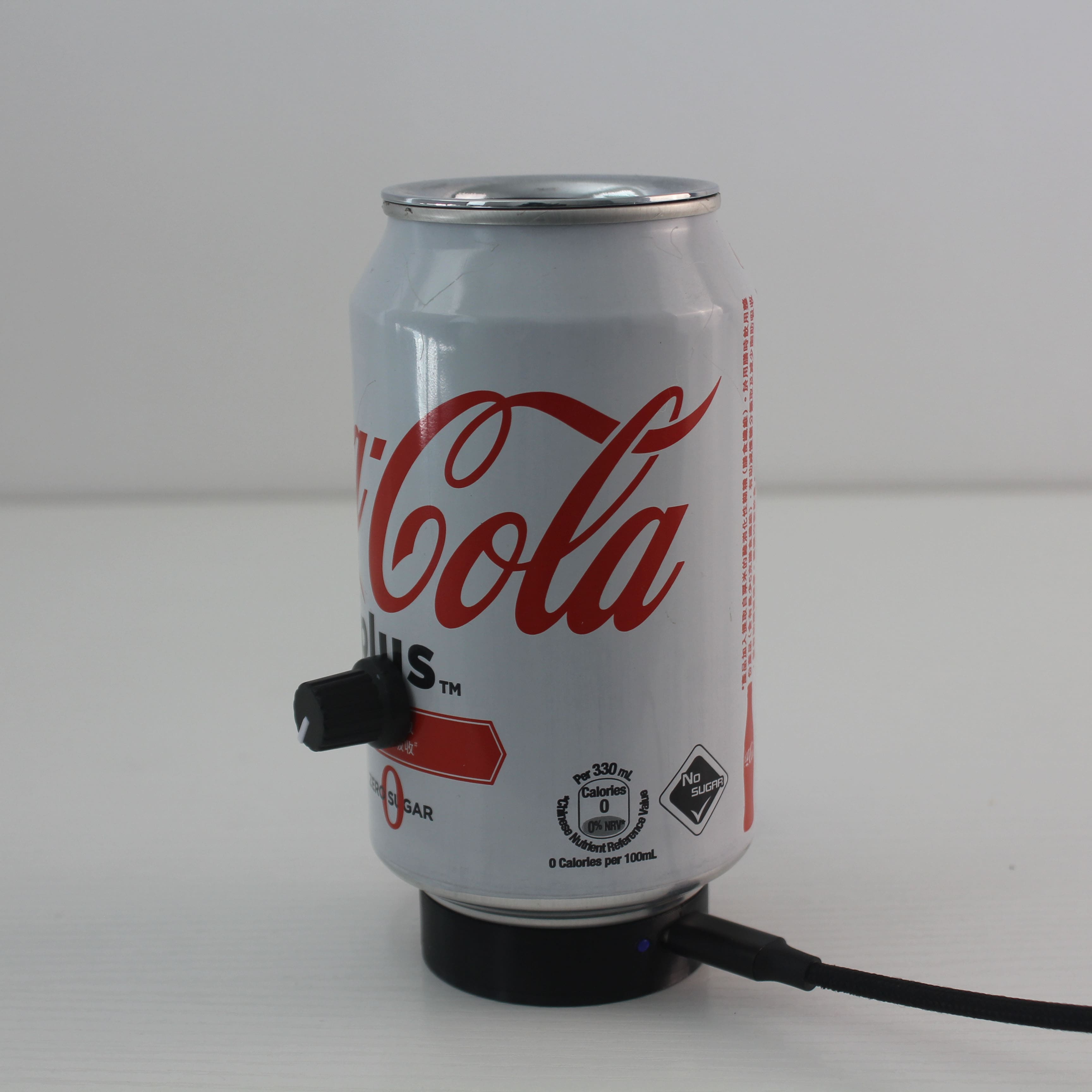 upcycled fanta soda pop can wireless wedding centerpiece lights